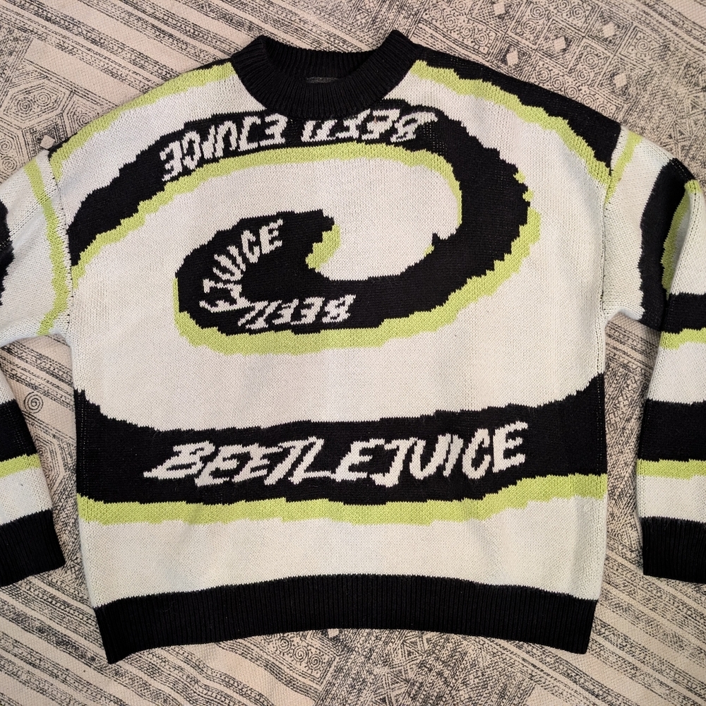 Forever 21 Beetlejuice Beetlejuice Beetlejuice Oversize Sweater